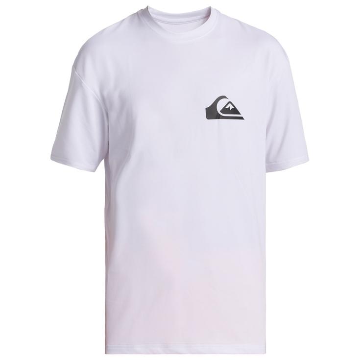 Quiksilver Top Manches Courtes Surf Tee SS You White Présentation