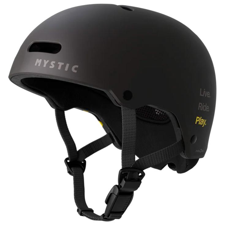 Mystic Casque Nautique Vandal Pro Helmet Dirty Habits Black Yellow Présentation