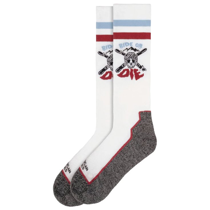 American Socks Chaussettes Knee High Snow Rie Or Die Présentation