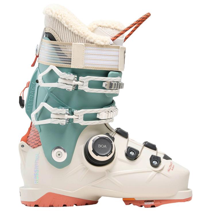 Rossignol Chaussures de Ski Alltrack 80 W Boa Gw Beige Teal Devant