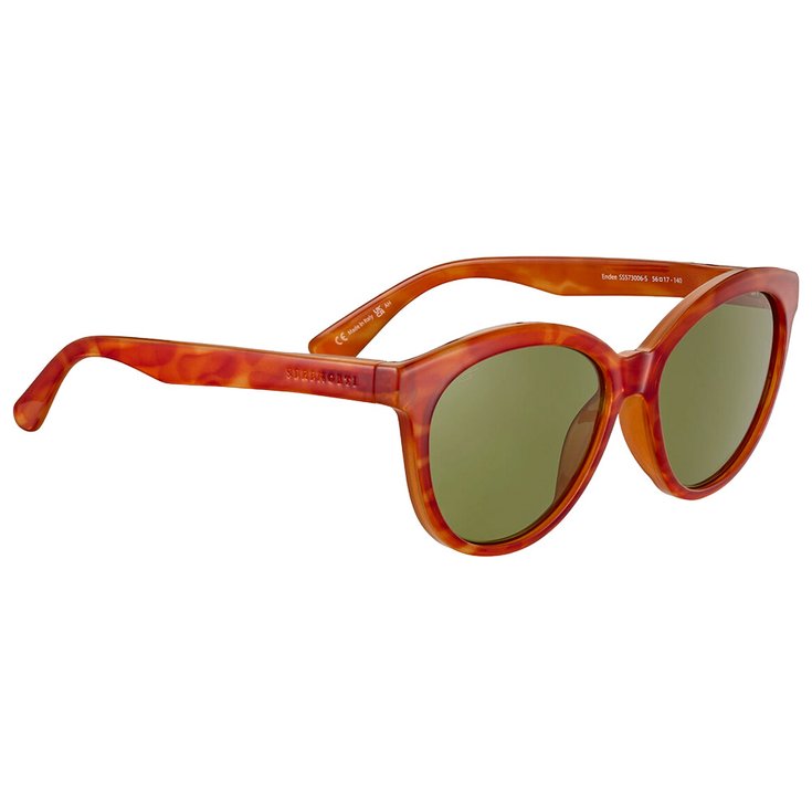 Serengeti Lunettes de soleil Endee Shiny Milky Vintage Tortoise Saturn 555nm Présentation