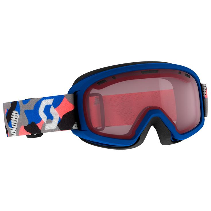 Scott Masque de Ski Junior Witty Blue Grey Amp Silver Chrome Présentation