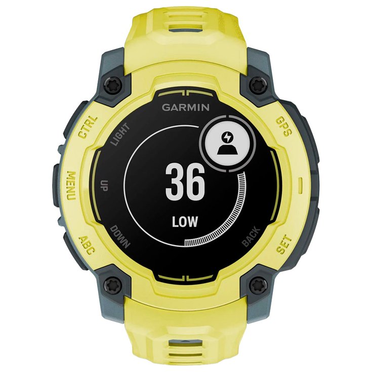Garmin Montres GPS Instinct E Citron Vert Avec Bracelet Citron Vert Présentation