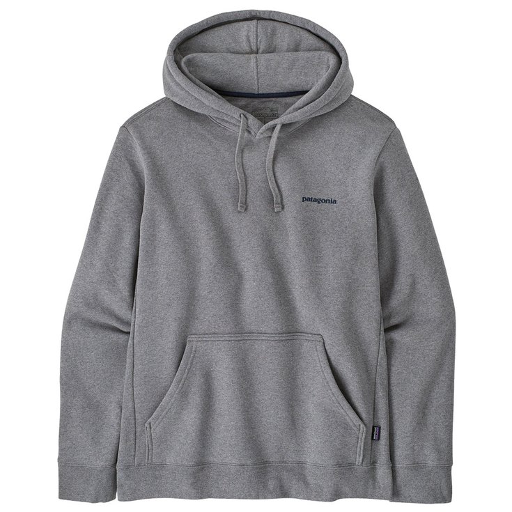 Patagonia Sweat Boardshort Logo Uprisal Hoody Gravel Heather Présentation