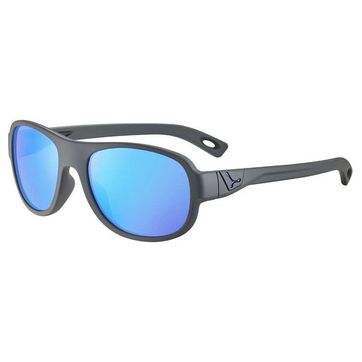 Cebe Lunettes de soleil Zac Soft Touch Grey Zone Blue Light Grey Cat.3 Blue Flash Mirror Présentation