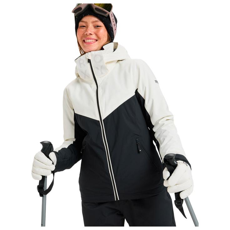 Roxy Blouson Ski Free Jet Block Jacket True Black Présentation