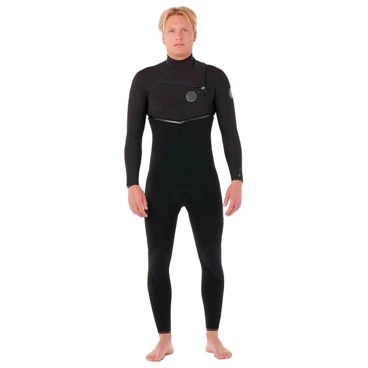 Rip Curl Combinaison Intégrale E-Bomb Chest Zip 4/3 Black Présentation