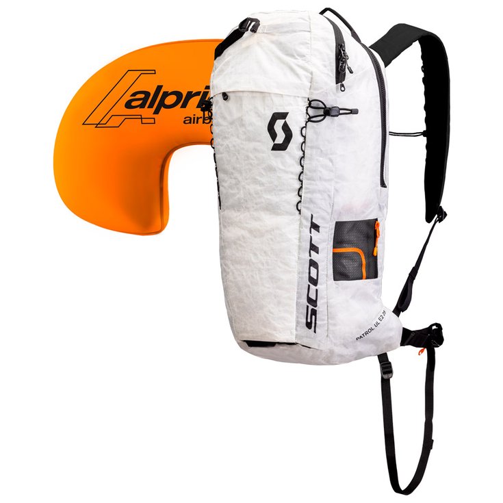 Scott Sac airbag Pack Patrol Ultralight E2 25 Kit White Black Présentation