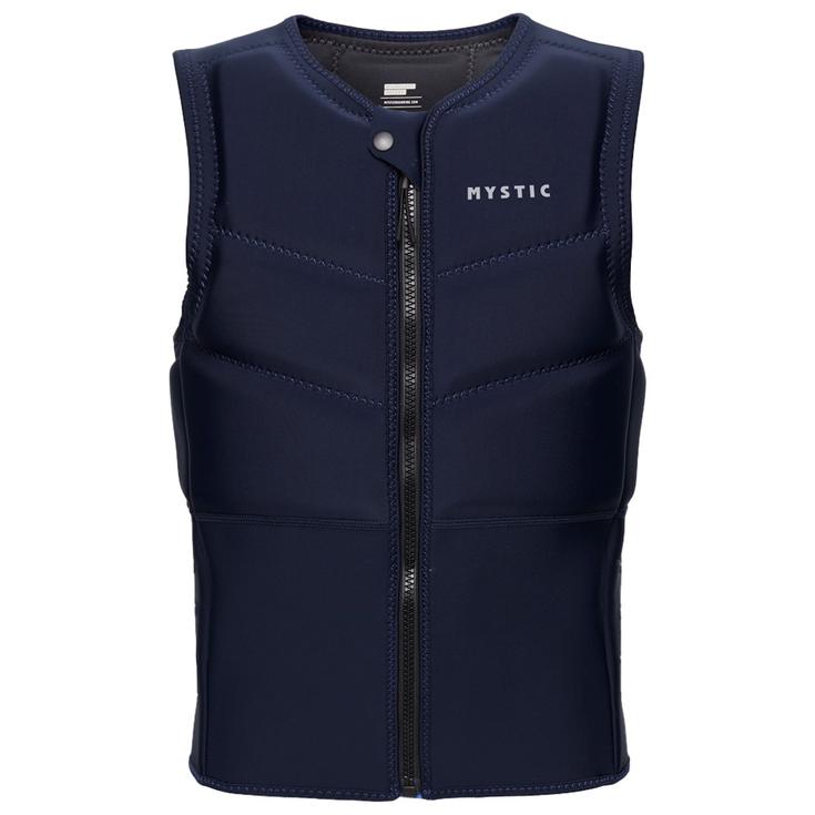 Mystic Impact Vest Star Front Zip Women Navy Présentation