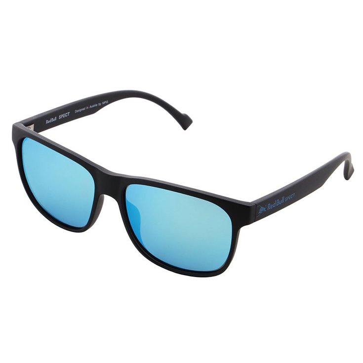 Red Bull Spect Lunettes de soleil Conor Matt Black Sky Blue Mirror Présentation