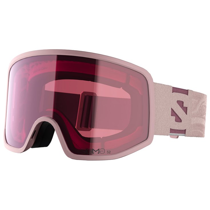 Salomon Masque de Ski Sentry Pro S Heavenly Pink Sigma Silver Pink + Sigma Gun Metal Présentation