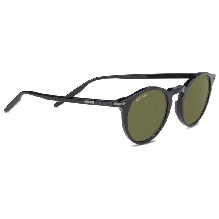 Serengeti Lunettes de soleil Raffaele Shiny Black Polarized 555nm Présentation