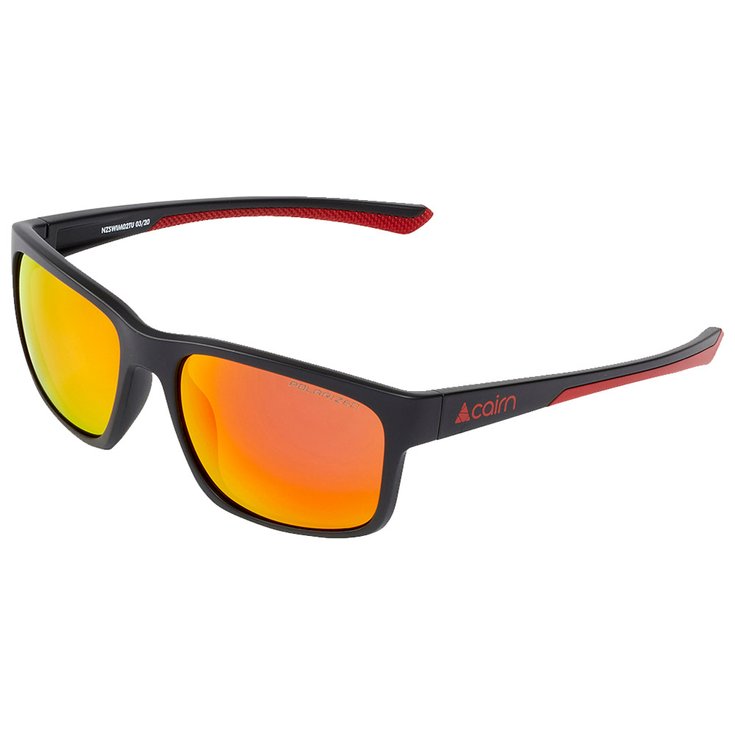 Cairn Lunettes de soleil Swim Polarized Mat Black Red Présentation