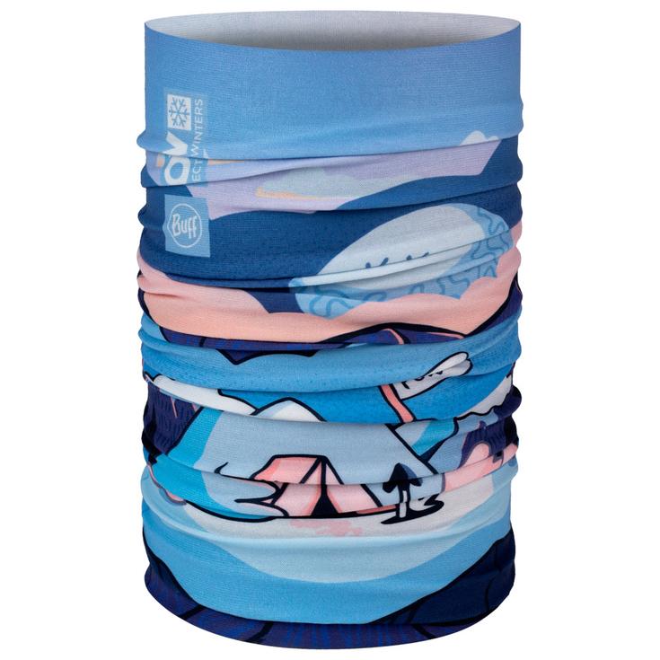 Buff Tour de cou Original Ecostretch Youth Neckwear Pow Riam Blue Présentation