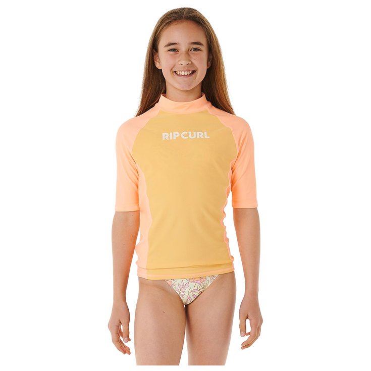 Rip Curl Top Manches Courtes Classic Surf SS Orange 