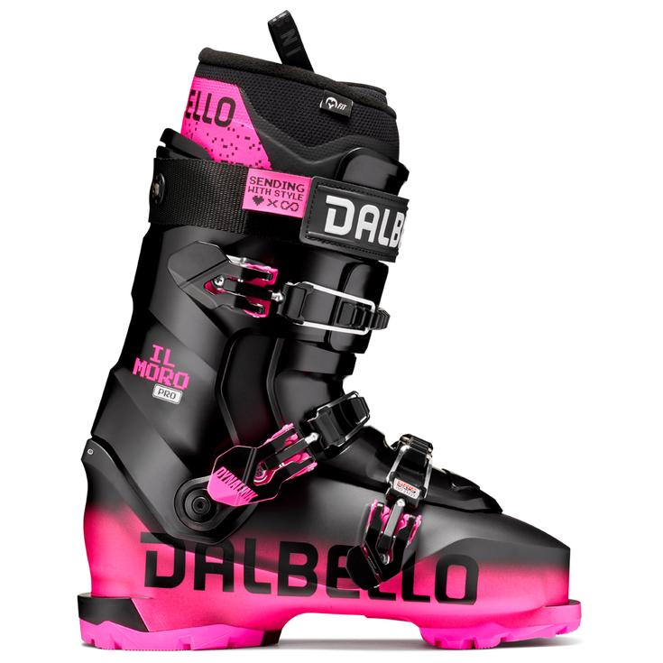 Dalbello Chaussures de Ski Il Moro Pro 3Dwrap Pink Fluo Black Côté