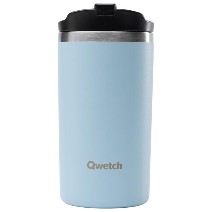 Qwetch Mug Travel Mug 350 ml Matt Pastel Bleu Présentation