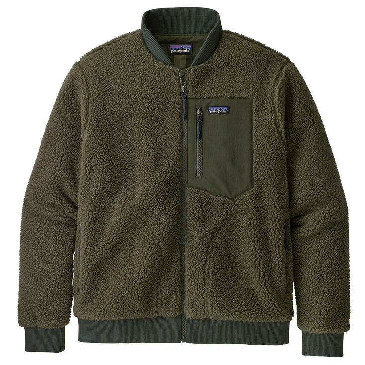 Patagonia Polaire Retro X Bomber Basin Green Présentation