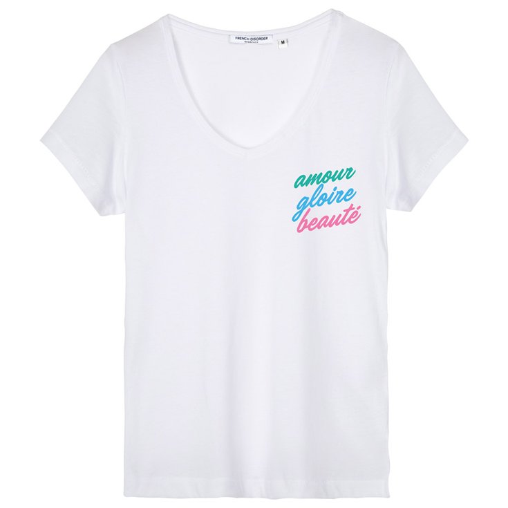 French Disorder Tee-shirt Dolly Amour Gloire Beauté White 