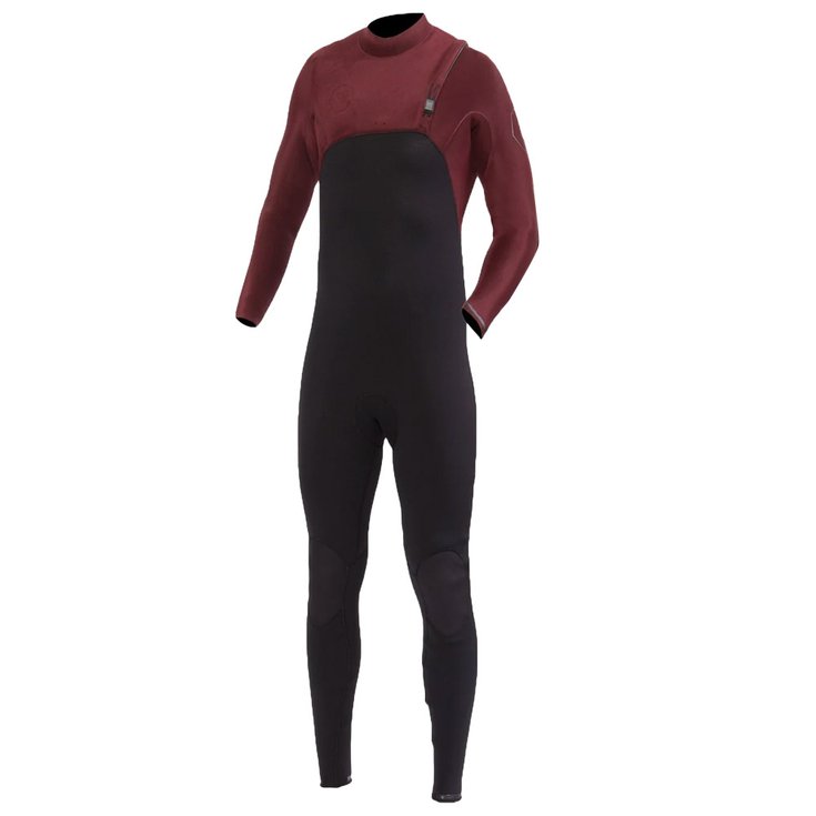Vissla Combinaison Intégrale High Seas II 3/2 No Zip Wine Côté