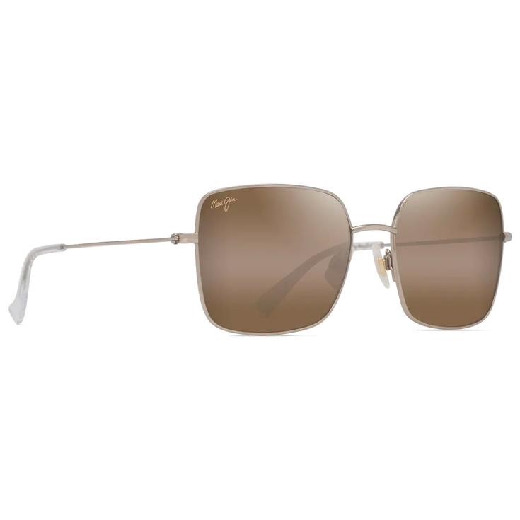 Maui Jim Lunettes de soleil Lipine Shiny Light Gold Bronze Hcl MauiPure Présentation