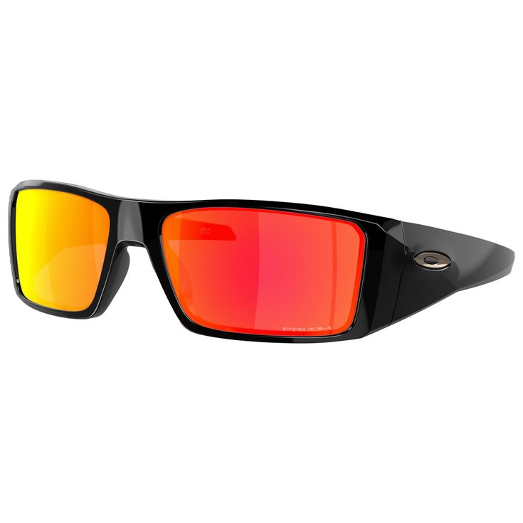 Oakley Lunettes de soleil Heliostat Polished Black Prizm Ruby Présentation