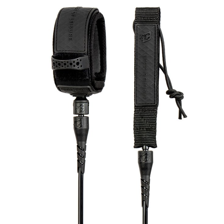 Creatures Leash Leash de surf Creatures Of Leisure Relliance Comp - Black / Black - 6'0" / 183 cm - Sans 