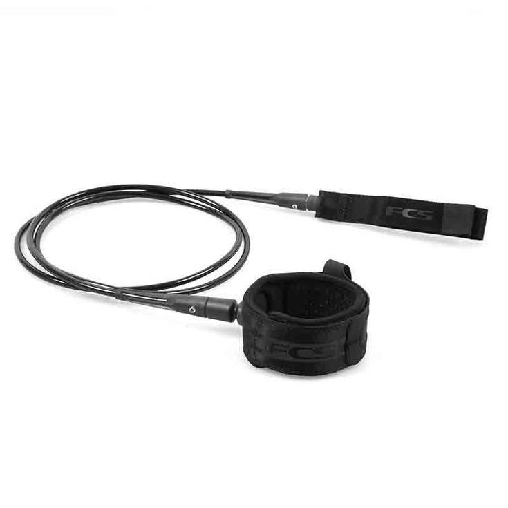 Fcs Leash Surf All Round Essential Black Côté