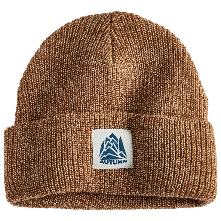 Autumn Bonnet Marl Beanie Brown Khaki Présentation