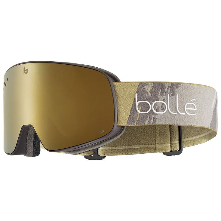 Bollé Masque de Ski Nevada Rock Camo Matte Gold Présentation