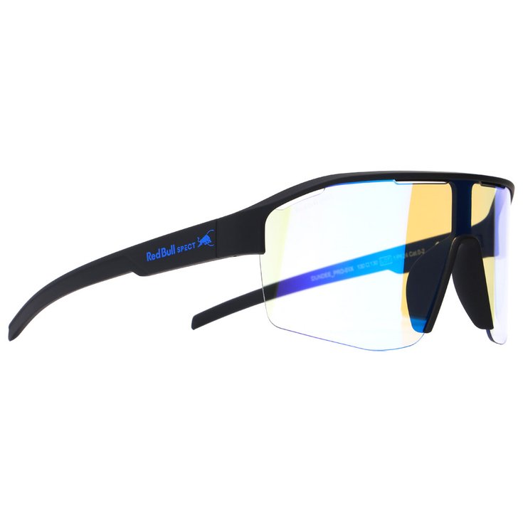Red Bull Spect Lunettes de soleil Dundee Pro Soft Touch Black Photochromic Blue Mirror Présentation