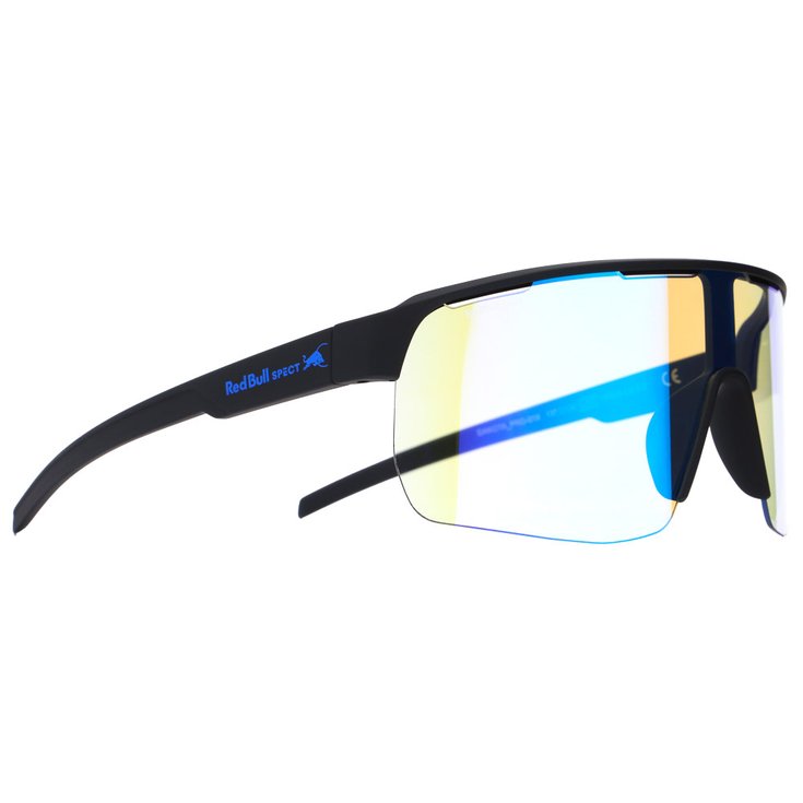 Red Bull Spect Lunettes de soleil Dakota Pro Soft Touch Black Photochromic Blue Mirror Présentation