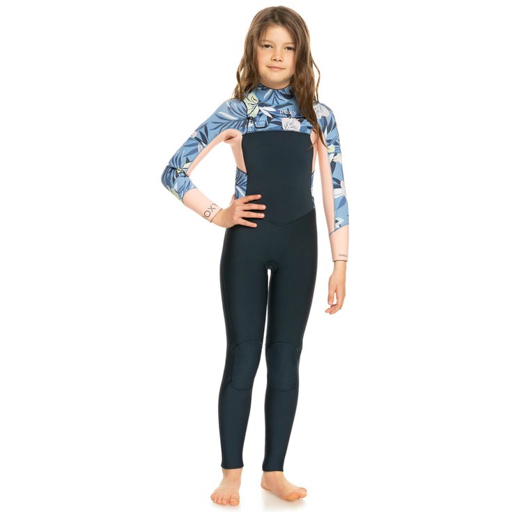 Roxy Combinaison Intégrale Junior Swell Series 4/3 Front Zip Allure RG Fasso Présentation