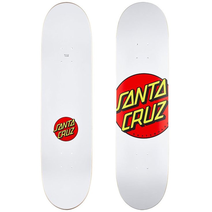Santa Cruz Skate Planche de Skateboard Santa Cruz Classic Dot - 8.0" - Sans Profil