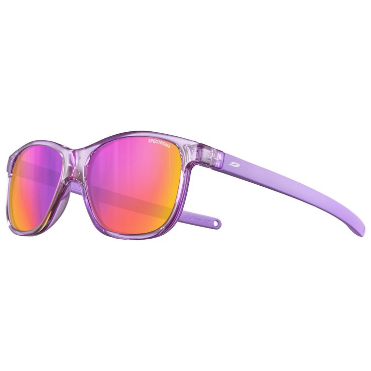 Julbo Lunettes de soleil Turn 2 Translucide Brillant Violet Mat Spectron 3 Présentation