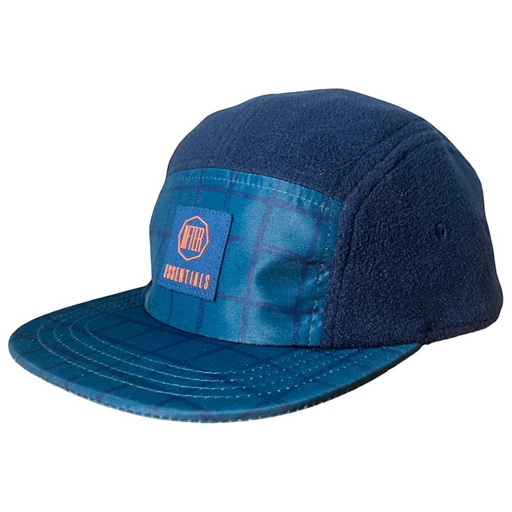 After Essentials Casquettes Fleeced 5 Panels Cap Marine Présentation