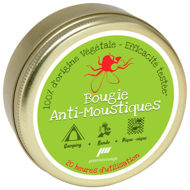 Pharmavoyage Répulsif Insectes Bougie Anti-Moustiques Présentation