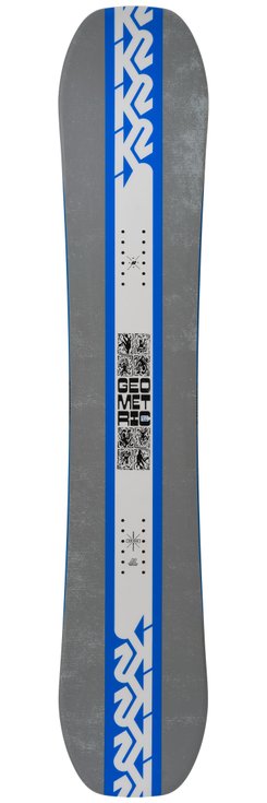 K2 Planche Snowboard Geometric Dos
