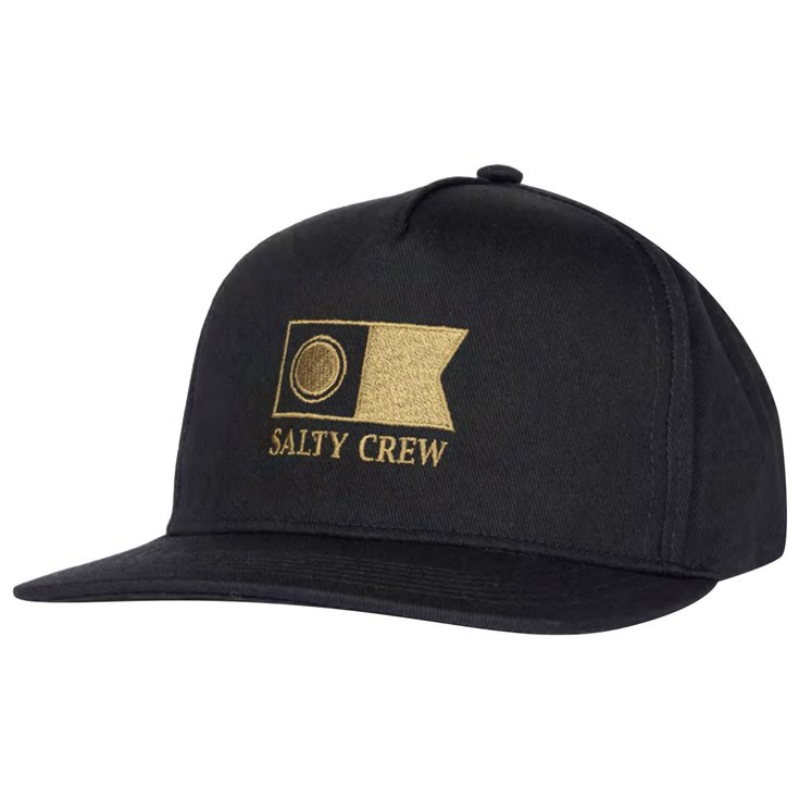 Salty Crew Casquettes Flagship 5 Panel Black Présentation