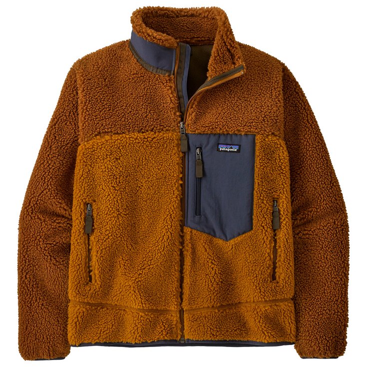 Patagonia Polaire Men's Classic Retro-X Fleece Jacket Shelter Brown Présentation