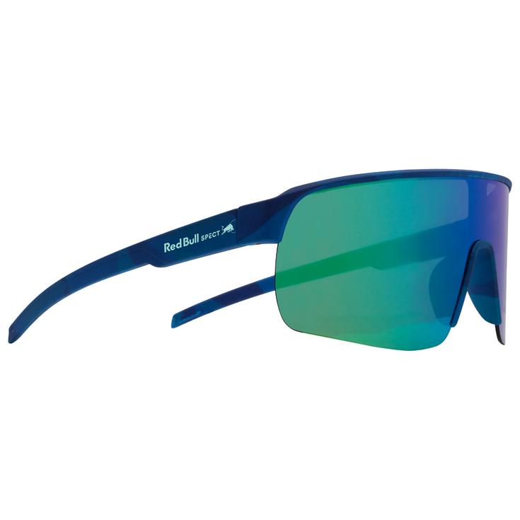 Red Bull Spect Lunettes de soleil Dakota Matt Blue Pattern Smoke Green Purple Mirror Présentation