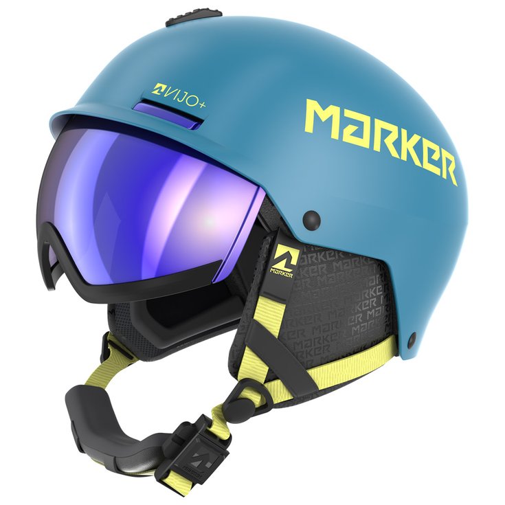 Marker Casque visière Vijo+ Blue Yellow Présentation