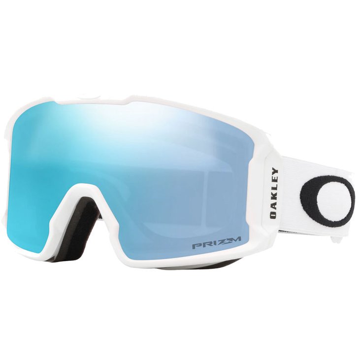 Oakley Masque de Ski Line Miner M Matte White Prizm Snow Sapphire Irridium Présentation