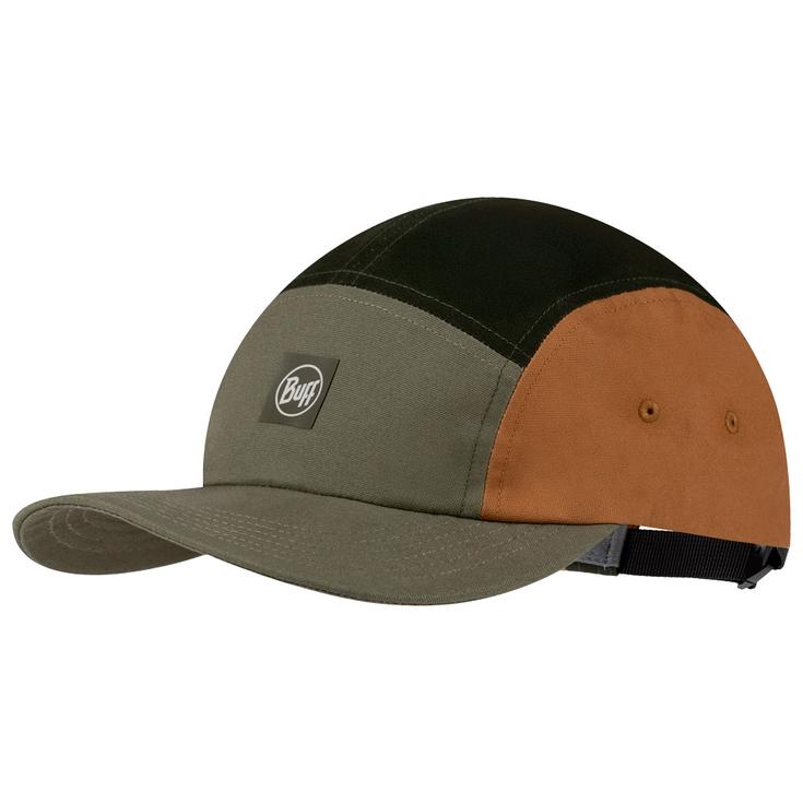 Buff Casquettes 5 Panel Venture Cap Allvin Khaki Présentation