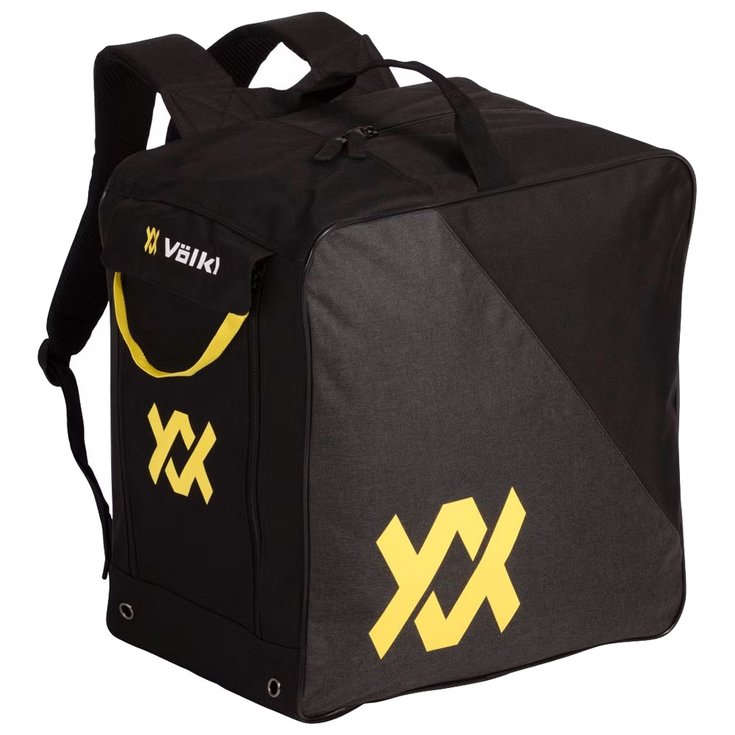Volkl Housse chaussures Classic Boot + Helmet Backpack Black Grey Yellow Présentation