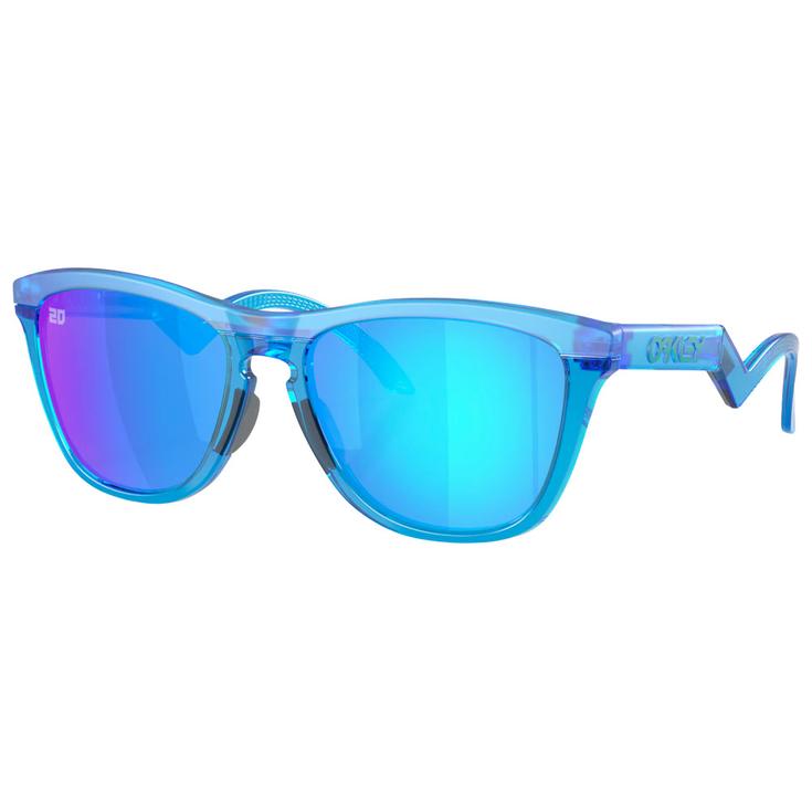 Oakley Lunettes de soleil Frogskins Hybrid Fabio Quartararo Signature Series Matte Acid Blue Prizm Sapphire Présentation