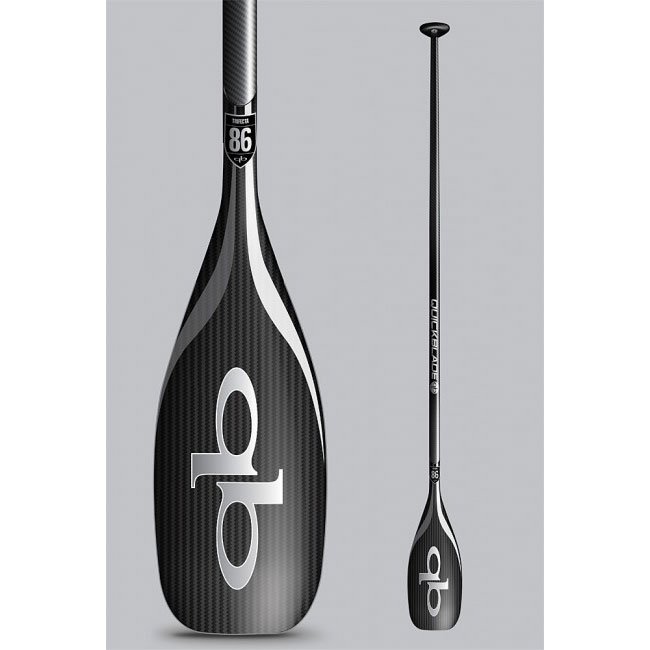 Quickblade Pagaie Sup Trifecta Carbone Oval Fixe - Silver Profil