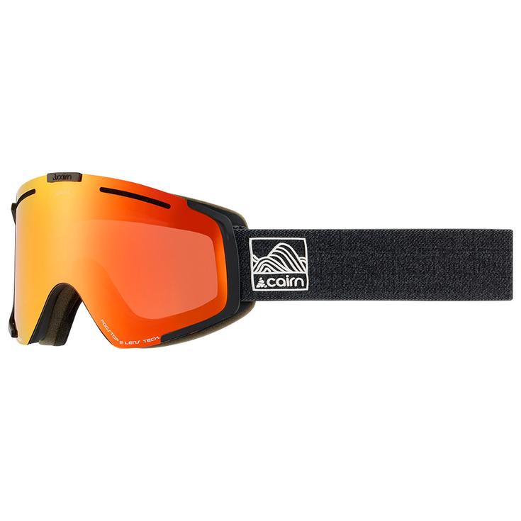Cairn Masque de Ski Genesis Mat Black Red Présentation
