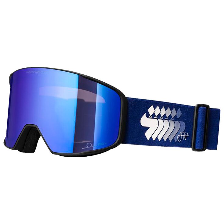 Sweet Protection Masque de Ski Boondock Rig Reflect x Jesper Tjader Matte Black Rig Sapphire Présentation