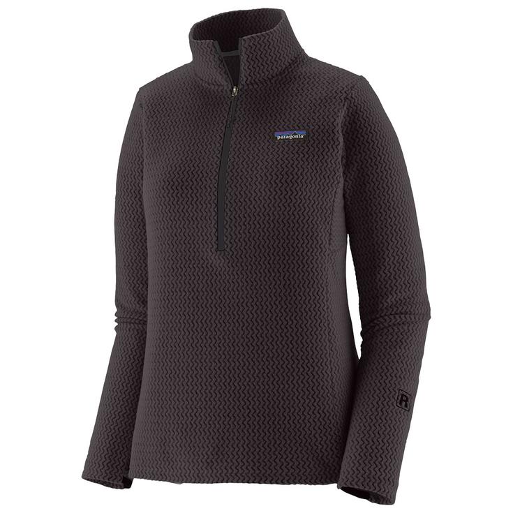 Patagonia Polaire W's R1 Air Zip Neck Black Présentation